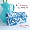Necessary Clutch Wallet - Paper Pattern - Emmaline Bags