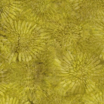 Island Batiks - Floral Burst - Lime