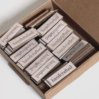 Cork Labels - handcrafted - Pack of 2