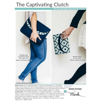 Captivating Clutch - Paper Pattern - Mrs H Patterns