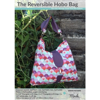 Reversible Hobo Bag - Paper Pattern - Mrs H Patterns