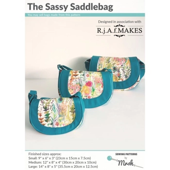 Sassy Saddlebag - Paper Pattern - Mrs H Patterns