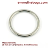 Emmaline 1 1/2 inch 38mm O-Ring - Pack of 4 - 5 finishes