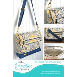 The Double Flip Shoulder Bag - Paper Pattern - Emmaline Bags
