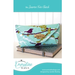 Quarter Note Clutch - Paper Pattern - Emmaline Bags