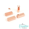 Emmaline Rectangular Strap Ends 1 inch wide - Pack of 4