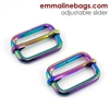 Emmaline 3/4 inch 18mm Adjustable Strap Sliders - Pack of 2