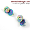 Emmaline Magnetic Snaps - 14mm - Pack of 2