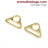 Emmaline 1 inch 25mm Triangle Rings - Pack of 2