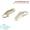 Emmaline Strap Clip with D-Ring 2 Pack - 5 finishes