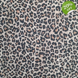 REMNANT - Cork Print - Leopard 2 - 36cm