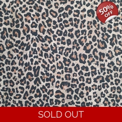 REMNANT - Cork Print - Leopard 2 - 36cm