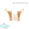 Emmaline Strap Clip with D-Ring 2 Pack - 5 finishes