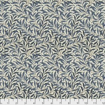 William Morris - Standen - Willow Boughs - Navy