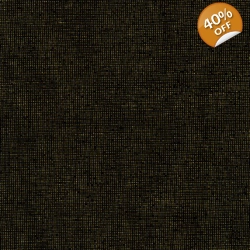 Essex Yarn Dyed Metallic - Licorice Black/Gold