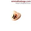 Emmaline Heart Shaped Bag Lock - Pack of 1