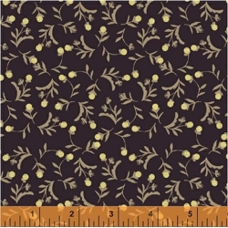 Hackney & Co - Tell the Bees - Ditsy - Aubergine - Fat Quarter