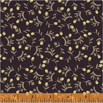 Hackney & Co - Tell the Bees - Ditsy - Aubergine - Fat Quarter