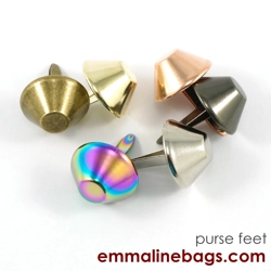 Emmaline Bucket Bag Feet - 3/4 inch 18mm - Pack of 6
