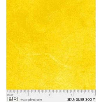 P&B Textiles - Suede Effect - Yellow - Fat Quarter