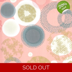 REMNANT - Zen Chic - Dance in Paris - Dancing - Bubblegum - Fat Quarter