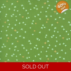 REMNANT - Zen Chic - Dance in Paris - Swing - Grass - Fat Quarter