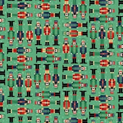 Makower - The Nutcracker - Soldiers - Green