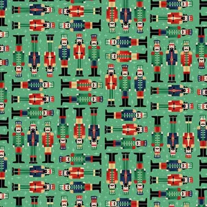 Makower - The Nutcracker - Soldiers - Green
