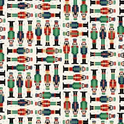 Makower - The Nutcracker - Soldiers - Cream
