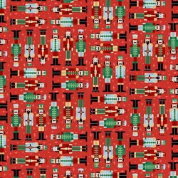 Makower - The Nutcracker - Soldiers - Red