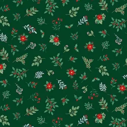 Makower - The Nutcracker - Foliage - Green