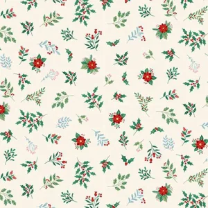 Makower - The Nutcracker - Foliage - Cream