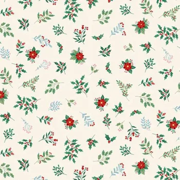 Makower - The Nutcracker - Foliage - Cream