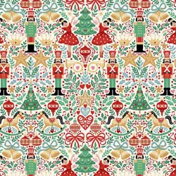 Makower - The Nutcracker - Sugar Plum - Cream