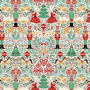 Makower - The Nutcracker - Sugar Plum - Cream