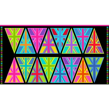 Makower - London Revival - Funky Union Flag Bunting