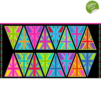 Makower - London Revival - Funky Union Flag Bunting