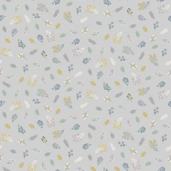 Makower - Heather and Sage - Scatter - Grey