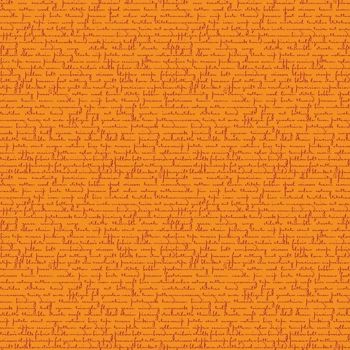 Giucy Giuce - Scrawl - Quilty Words - Tangerine