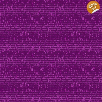 Giucy Giuce - Scrawl - Quilty Words - Purple Agate