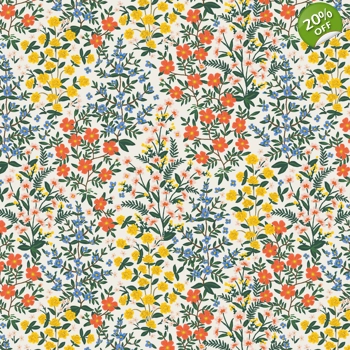 REMNANT - Rifle Paper Co. - Camont - Wildwood Garden - Cream - 66cm