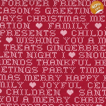 BasicGrey - Hustle & Bustle - Cross Stitch Words - Candy