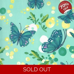 Moda - Robin Pickens - Cottage Bleu - Butterflies - Dewdrop