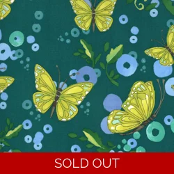 Moda - Robin Pickens - Cottage Bleu - Butterflies - Pond