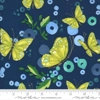 Moda - Robin Pickens - Cottage Bleu - Butterflies - Midnight