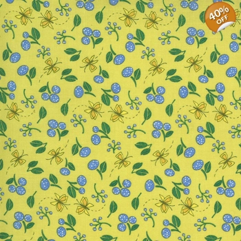 Moda - Robin Pickens - Cottage Bleu - Ditsy - Sunlit
