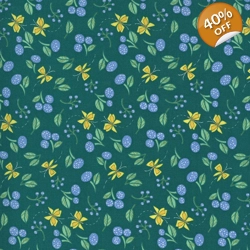Moda - Robin Pickens - Cottage Bleu - Ditsy - Pond
