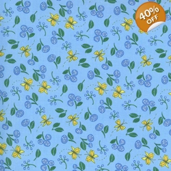 Moda - Robin Pickens - Cottage Bleu - Ditsy - Mist