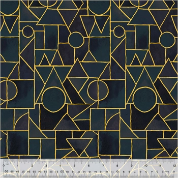 Essoldo Designs - Ebb & Flow - Sea Glass - Ink