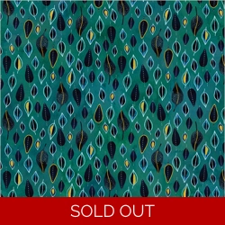 Essoldo Designs - Ebb & Flow - Trickle - Emerald - Fat Quarter